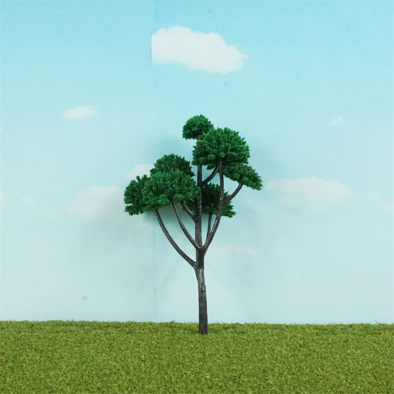 50-Piece Miniature Trees – DIY Model Railroad & Wargame Scenery