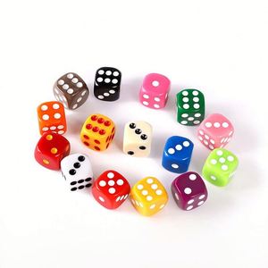 Custom Plastic <b>Dice</b> in Multiple Colors and Sizes with Laser Engraving Suitable for Casinos and Parties - Product Image 1