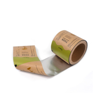 Mat Gelamineerd Meerlaags Aluminiumfolie Rolfilm Voedselverpakking Plastic Zakje Op Rol Rollstock Films Voor Poeder