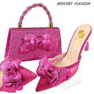 Nigeria Party Italian Shoes and Bag Set Zapatos de mujer a juego Bolso de mujer - Product Image 1