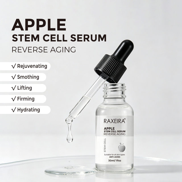 Wholesale Apple Stem Cell Serum Skin Firming Anti Wrinkle Facial Serum Anti-Aging Moisturizing Plant Stem Cell Skin Care Serum