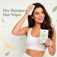 Tisu Sampo Kering Niacinamide 19ml Khusus Pabrik, Mengontrol Minyak, Menghilangkan Bau, Membuat Rambut Mengembang, Tanpa Bilas, Ukuran Perjalanan