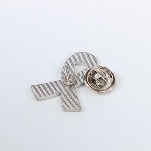 Broche émaillée en forme d'ange polie en usine, pour la sensibilisation au <span class=keywords><strong>cancer</strong></span> du sein, pour plaques plates métalliques et rubans, badges émaillés - Product Image 5