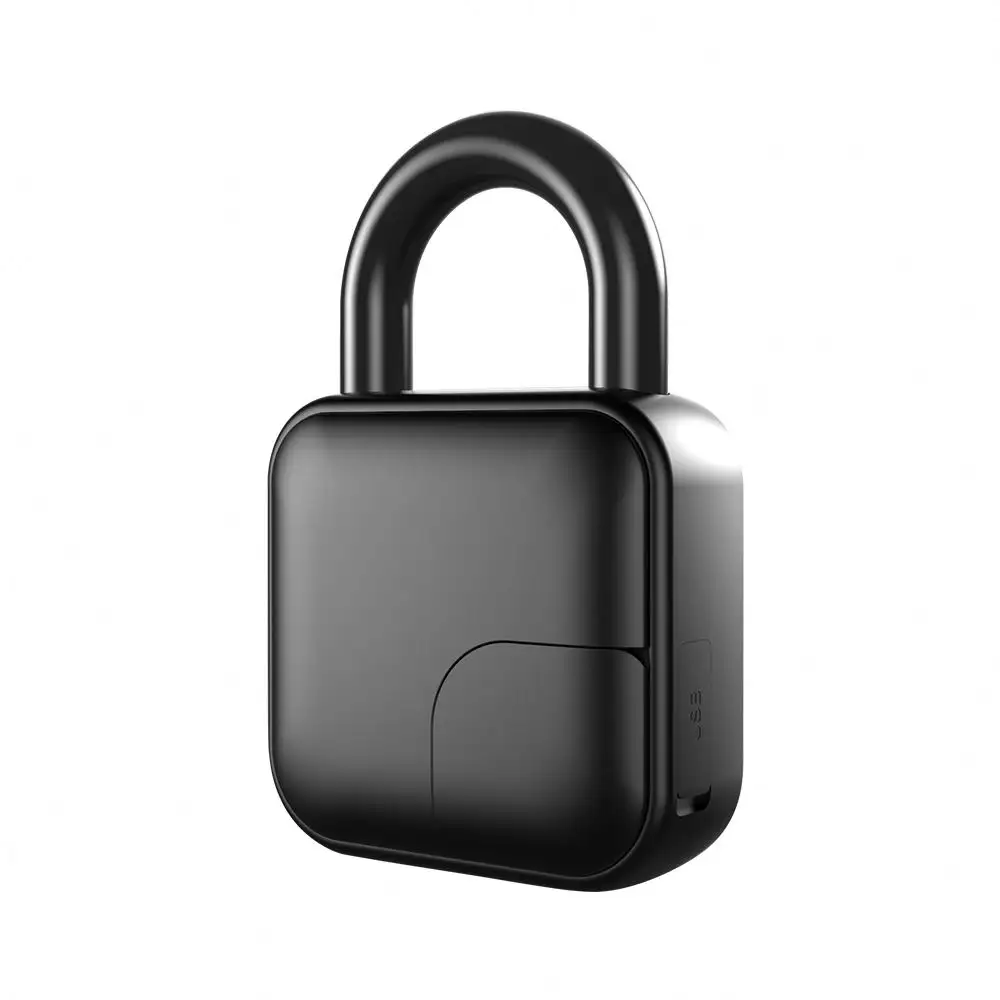Latest BLE Wireless TTlock app Smart Door Lock with fingerprint scanner on handle