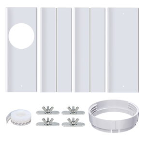 Điều hòa không khí Windows Set cho ống dẫn dày tấm cửa sổ con dấu cho <span class=keywords><strong>AC</strong></span> đơn vị di động cửa trượt điều hòa không khí Vent Kit - Product Image 6