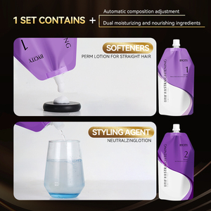 Crema Alisadora de Cabello <span class=keywords><strong>con</strong></span> <span class=keywords><strong>Keratina</strong></span> Natural No. 1 y No. 2, Loción <span class=keywords><strong>Permanente</strong></span> para el Cabello <span class=keywords><strong>con</strong></span> Efecto Digital, <span class=keywords><strong>Precio</strong></span> de Fábrica - Product Image 4
