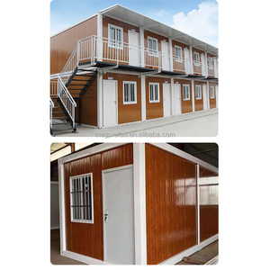 Casa Prefabricada Directamente <span class=keywords><strong>de</strong></span> Fábrica en Foshan, Casa Contenedor con Acabado <span class=keywords><strong>de</strong></span> Madera y <span class=keywords><strong>Panel</strong></span> <span class=keywords><strong>de</strong></span> Protección contra la Lluvia, Casas Modulares en Venta - Product Image 2