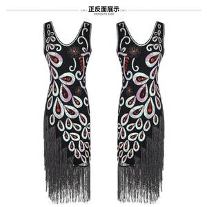 Robe à rabat Vintage pour femmes, vêtement de fête, Costume des années 1920 - Product Image 5