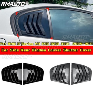 Car Side Rear Window Louver <b>Shutter</b> Cover Rear Window <b>Shutter</b> Cover Trim for BMW 3 Series M3 E90 320i 330i 2005-2011 - Product Image 1