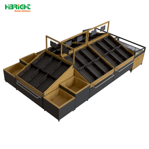 Étagère modulaire populaire Highbright pour l'affichage des fruits et légumes en supermarché - Product Image 1