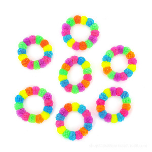 Nuovo pizzicotto Le colorato morbido braccialetto TPR che allevia lo Stress giocattolo braccialetto di particelle - Product Image 2