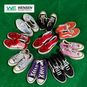 Zapatillas de Lona de Moda para Hombre con Cordones, Calzado Casual con Suela de Goma Antideslizante, Estilo Converse y Vans Usados - Product Image 4