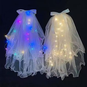Velo <span class=keywords><strong>de</strong></span> novia blanco con perlas, accesorio para el cabello para bodas y despedidas <span class=keywords><strong>de</strong></span> <span class=keywords><strong>soltera</strong></span>, decoraciones para fiestas - Product Image 6