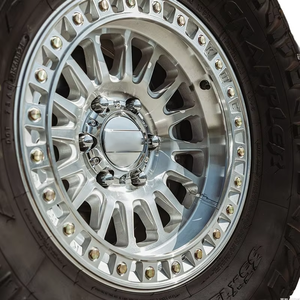 Gesmede velgen met gefreesde face, beadlock, <span class=keywords><strong>4x4</strong></span>, 17x8.5, 10, 28, 4x100, 5x114.3, 6x114.3, 6x139.7 velgen voor Dodge Charger, Jeep, Toyota SUV - Product Image 6