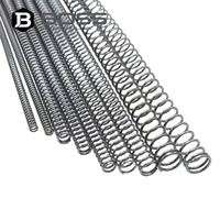 Ressort de compression industriel en acier BOSS J31S0350, diamètre de fil personnalisé 0,3/0,4/0,5/0,6/0,8/0,9/1 mm, longueur 300 mm, bobine de type Y