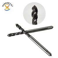 Pahat Ulir Spiral Baja Kecepatan Tinggi Warrior's Bit Berlapis TICN untuk Mesin CNC, Pemotong Ulir Sekrup M2-M24, Daya Tahan Lebih Lama
