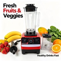 Blender Multifungsi Daya Tinggi Warna Merah untuk Dapur Rumah