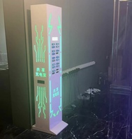 Hub de charge de barre colorée banques d'alimentation partagées station de charge de téléphone portable avec accès au casier de support