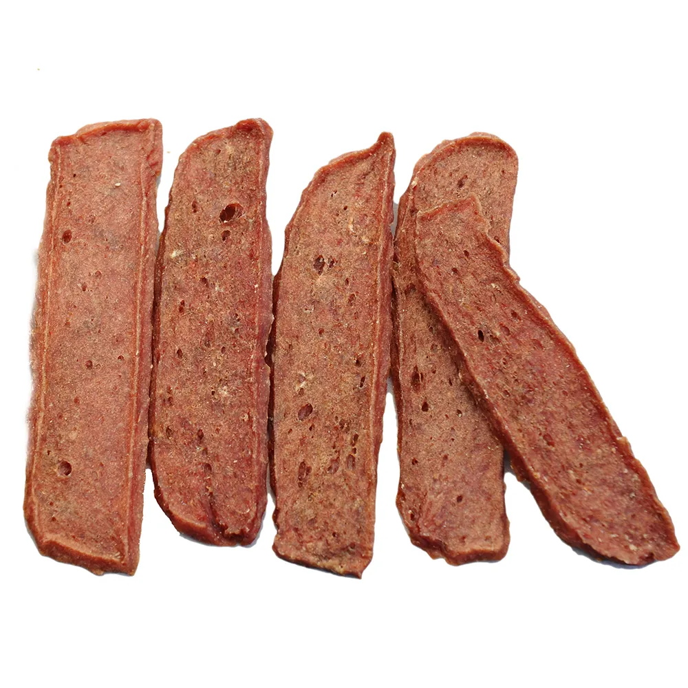 말린 치킨 필렛 오리 줄무늬 양고기와 쇠고기 슬라이스 개밥 간식
