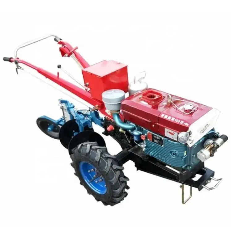 12hp 15hp 18hp diesel engine power used garden tiller motocultor cultivator two wheel walking tractor for sell