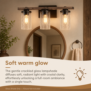 Paralume <span class=keywords><strong>in</strong></span> <span class=keywords><strong>Vetro</strong></span> Soffiato a Mano con Effetto Craquelé, Forma Cilindrica per Illuminazione Interna - Product Image 2