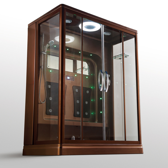 Enclosed Steam Sauna Room Spa Combined Indoor Bath Shower Kit Whirlpool Tub Shower Cabin With Massage