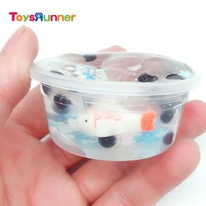 Nuevo Slime de Arcilla de Cristal Azul 2019 para Niños, Botella de Plástico con Slime de Delfines del Océano - Product Image 6