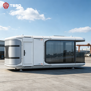 Casas Prefabricadas Hechas en China, Estructuras de Acero Móviles para Exteriores, Cabañas Espaciales, Hoteles Vacacionales, Espacios de Oficina, Tiendas, Villas - Product Image 1