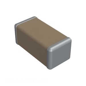 Distribuidor Autorizado, Condensador Cerámico MLCC de Montaje Superficial SC1812JKNPOTBN150, 15 pF, 250 V, C0G/NP0, 1812 - Product Image 1