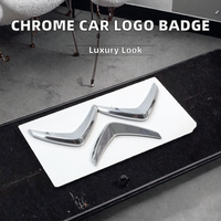 Emblème de voiture personnalisé en acrylique réutilisable de marque CF, autocollant 3D avec logo et lettres, style tendance, vente en gros avec garantie