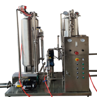 Ligne de production automatique de boissons gazeuses, mélangeur de CO2 haute puissance pour eau gazeuse, équipement de carbonatation au CO2 2000 kg/h, machine à soda