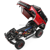 WLtoys 104020 Camioneta Todoterreno RC 1/10, Modelo de Vehículo de Escalada 4WD, Auto Eléctrico Todoterreno 2.4G con Luces