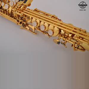 L'école et la bande choisissent le <span class=keywords><strong>saxophone</strong></span> <span class=keywords><strong>soprano</strong></span> de couleur de laque d'or de bon <span class=keywords><strong>prix</strong></span> de bonne qualité - Product Image 3