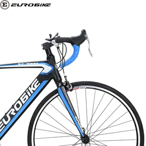 Eurobike XC7000 सड़क बाइक 54 cm 50cm प्रकाश एल्यूमीनियम मिश्र धातु 6061 फ्रेम 14 गति 700C सड़क साइकिल A050 रेसिंग बाइक