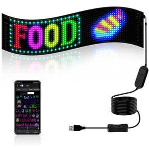 Manufacturer P6 App Control Programmable Flexible Car Led Message Programmable Led Display Board Display