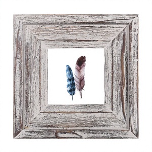 Good Quality Modern Design Wall Decorative Handmade <b>White</b> Antique Color Solid Mango Wood Photo <b>Frame</b> at Low Market Price - Product Image 1