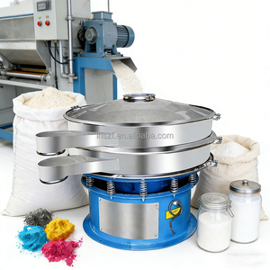 Tamis vibrant électrique en acier inoxydable de 400-800 mm de diamètre pour la poudre plastique, les aliments et la farine - Product Image 1