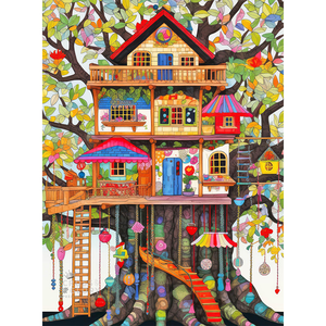 <span class=keywords><strong>Puzzle</strong></span> da 1000 Pezzi per Adulti: Fantastica Fuga dalla Casetta sull'Albero, <span class=keywords><strong>Puzzle</strong></span> Colorato e Originale da 1000 Pezzi - Product Image 1