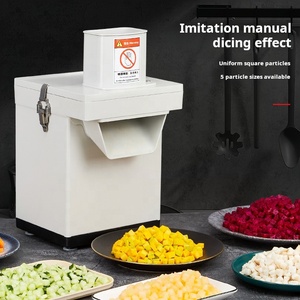 Cortadora Comercial de Verduras en Cubos, Máquina para Cortar Zanahorias, Papas, Cebollas en Partículas, Cortadora de Verduras para Tiendas de Té con Leche - Product Image 3