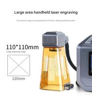 Machine de gravure portative d'impression de marquage laser de 20w 30w 50w pour des pierres en verre en plastique en métal