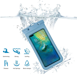 Étui de téléphone portable en PU étanche universel au design de luxe <span class=keywords><strong>avec</strong></span> pochette scellée en PVC transparent - Product Image 2