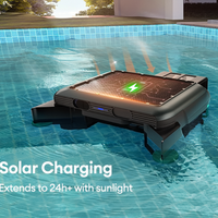 Addotron SE Nettoyeur de piscine robotisé automatique écologique sans fil intelligent avec filtre pour piscines hors sol