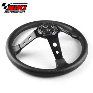 Volante Deportivo <span class=keywords><strong>Universal</strong></span> de Aluminio de 350 mm y 14 Pulgadas con Cuero PU NIKIMOTO - Product Image 3