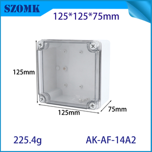 125x125x75mm ngã ba điện tử bao vây hộp ABS nhựa vít IP67 không thấm nước Hộp thiết bị đầu cuối với PC bìa trong suốt - Product Image 3