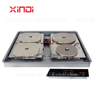Placa <span class=keywords><strong>de</strong></span> Inducción Invisible <span class=keywords><strong>de</strong></span> <span class=keywords><strong>4</strong></span> Quemadores con Panel <span class=keywords><strong>de</strong></span> Vidrio Templado, Electrodoméstico <span class=keywords><strong>de</strong></span> Cocina Portátil - Product Image 5