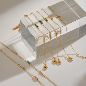 Ensemble de 12 bracelets signes du zodiaque, design géométrique constellation, sertissage en canal, bijoux unisexe, cadeau, origine Yiwu - Product Image 2