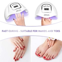 Sèche-Ongles Gel Professionnel 120W UV LED avec 4 Réglages de Minuteur pour Séchage Rapide, Lampe de Table UV LED pour Salon de Manucure