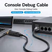 Câble console USB vers RJ45 Mindpure FT232RL ZT213 USB 2.0 RS232 Adaptateur série Rollover pour la débogage de routeurs et commutateurs réseau
