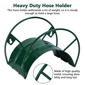 Garden <strong>Hose</strong> <strong>Holder</strong> Wall Mount, Solid Metal Water <strong>Hose</strong> <strong>Holder</strong> Heavy Duty and Rust-Proof <strong>Hose</strong> <strong>Holders</strong> for Outside Yard - Product Image 4