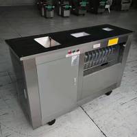 Mini machine à pâte à pizza et à pâtisserie entièrement automatique motorisée haute capacité 3.0KW, personnalisée, diviseuse et arrondisseuse de pâte